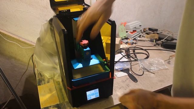 SLA принтер. Первая печать. anycubic photon смотреть онлайн