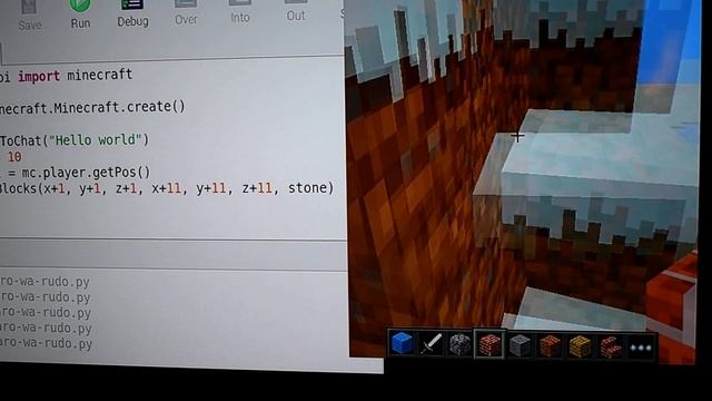 超初心者 がThonny python IDEプログラミング★大量の水とマグマを出現させてみた★Raspberry Pi/Minecraft: Pi Edition смотреть онлайн