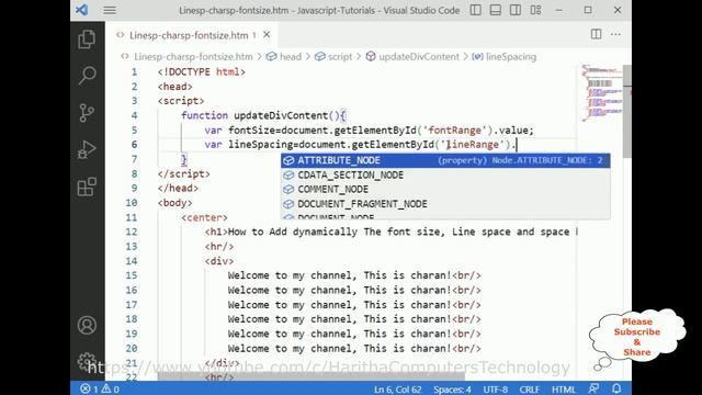 Change Font Size, Line & Character Space Javascript CSS3 HTML Rangeslider смотреть онлайн