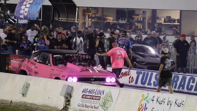 Street outlaws no prep kings Tulsa 2021: Ryan Martin Vs Disco Dean Team attack final. смотреть онлайн