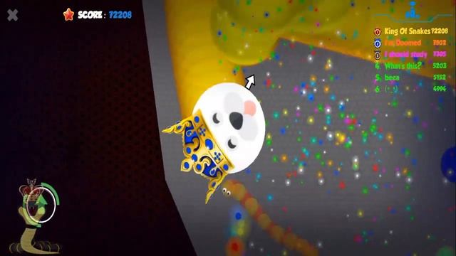 Snaky.io 104.000+ Best Score GamePlay Top 01 King Snake Snaky io Walkthrough #05 смотреть онлайн