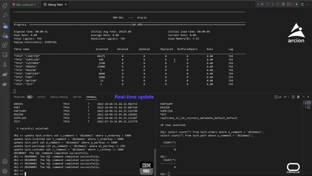 IBM Db2 iSeries to Oracle with Arcion Self-hosted смотреть онлайн