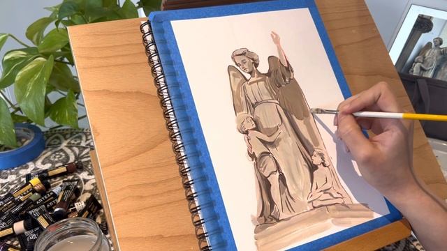 Paint with me! Mini Vlog, Sketch Club in Leeds смотреть онлайн