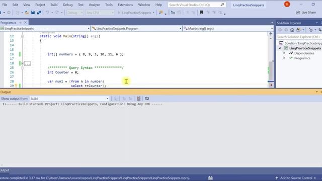 #3 Linq - Execution Methods - Deffered & Immediate Execution смотреть онлайн