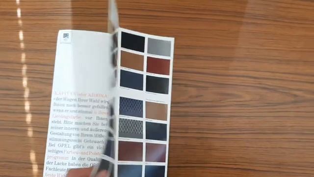 Catálogo - Colores e interiores de Opel Admiral y Kapitan (1967) смотреть онлайн