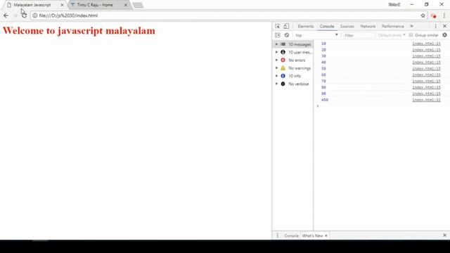 forEach and for in loops javascript malayalam tutorial lesson 13 смотреть онлайн