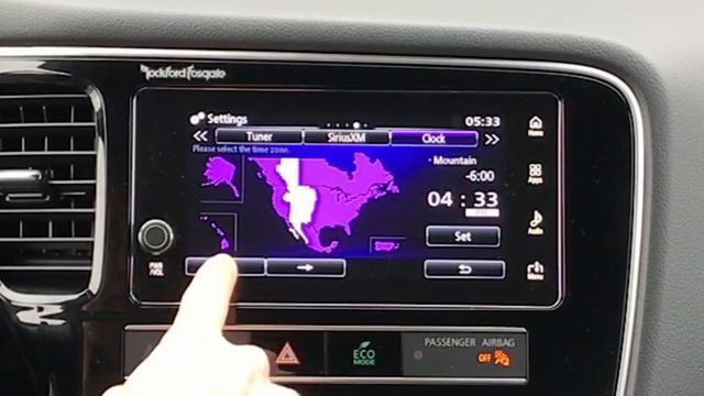 How to Set the System Clock in the Outlander PHEV смотреть онлайн