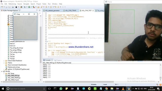 ASL Numbers Recogniser Program Using CNN (Keras) смотреть онлайн