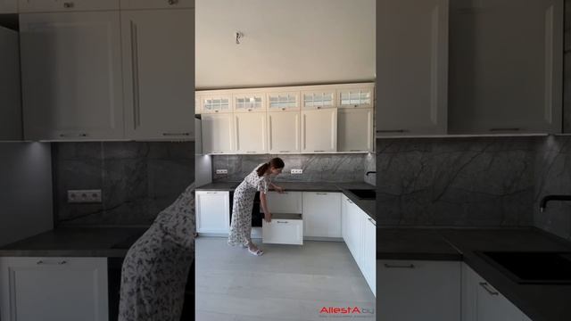 Кухня в классическом стиле из массива в квартиру. Белая кухня массив смотреть онлайн