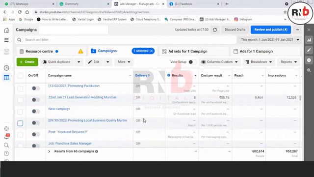 How to Delete Your Facebook Ads Campaign | Delete Your Facebook Ads Campaign 2021 смотреть онлайн