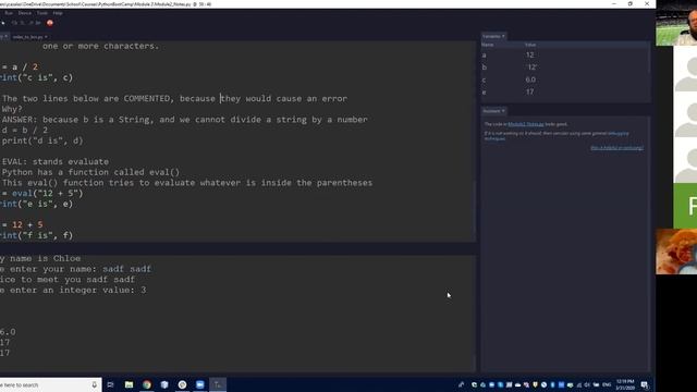 Python Boot Camp: Day 3, Session 1 --- Dr Cazalas смотреть онлайн