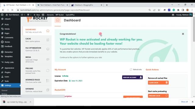 WordPress Website Speed Optimization - WpRocket Setup & Best Settings Hindi смотреть онлайн