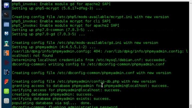 [Thủ thuật Linux] Hướng dẫn cài phpmyadmin trên kali linux phần 2 смотреть онлайн