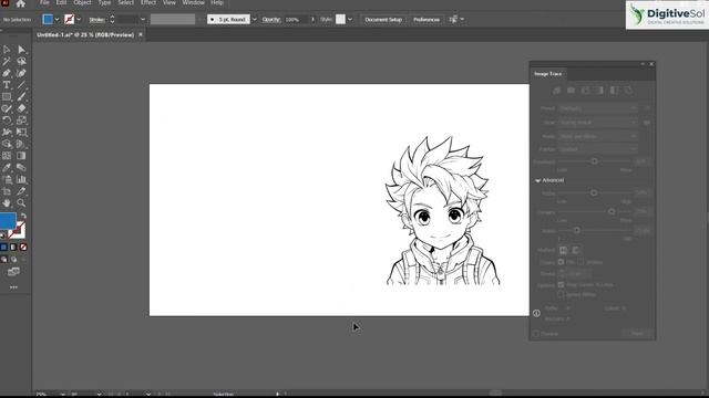 Image Trace in Adobe Illustrator not working | How to Trace an Image смотреть онлайн