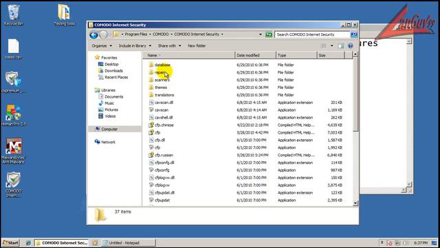 Comodo 4.1 Infected Cleaning Test смотреть онлайн