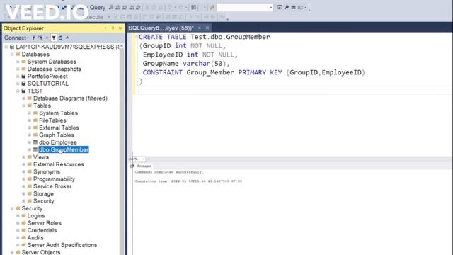 SQL:How to create PRIMARY KEY On Multiple Columns in New Table using Constraint Statement смотреть онлайн