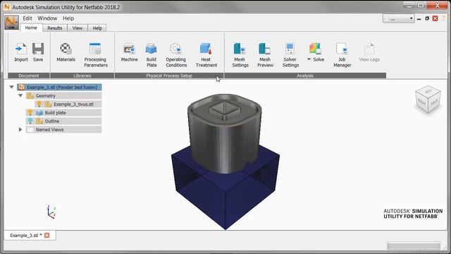Tutorial 3: To Run A Part-Level Analysis @AUTODESK NETFABB-2022 #autocad #autodeskinventor