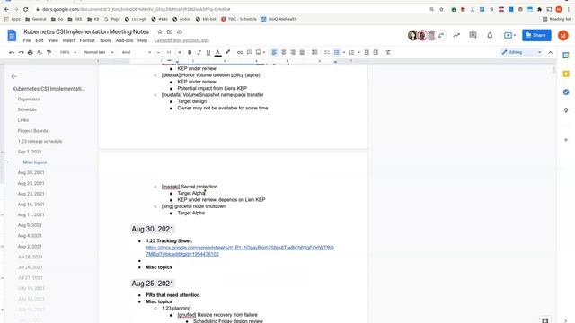 Kubernetes SIG Storage - CSI Implementation Workgroup 20210901 смотреть онлайн