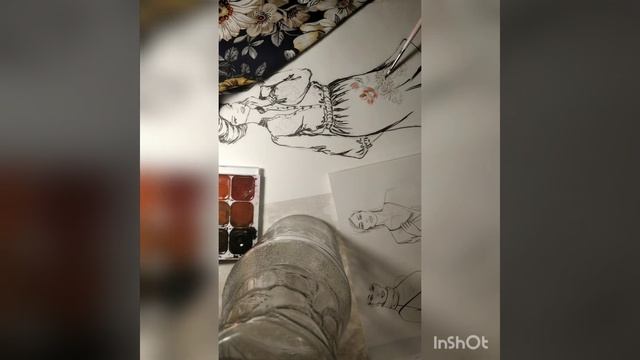рисуем эскиз платья смотреть онлайн