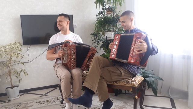 Матаня с частушками в две гармони на Банкетке гармонистов смотреть онлайн
