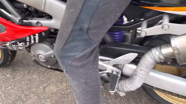 Honda VTR1000 F test drive смотреть онлайн