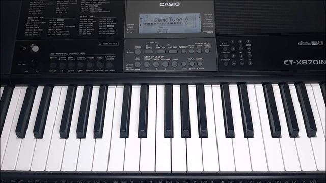 Demo Tune in Casio CTX 870 IN смотреть онлайн