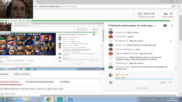 Ultimate Mortal Kombat 3 Arcade Online (p2)Liperock vs (p1)Speck AO VIVO смотреть онлайн