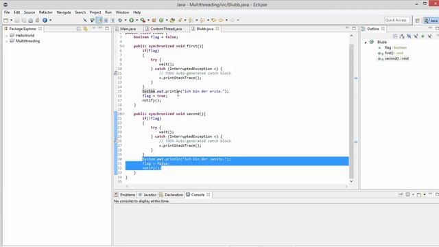 Java für Fortgeschrittene - Multithreading 3 - Deadlocks [GERMAN/DEUTSCH] смотреть онлайн