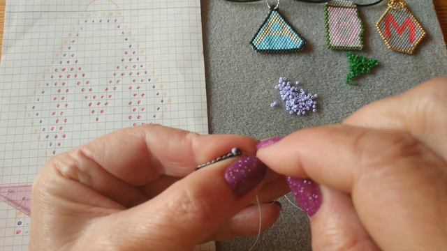Jak zrobić poszerzenie i zwężenie ściegu cegiełkowego #koralikowapasjazlena #sciegikoralikowe #diy смотреть онлайн