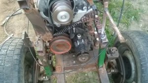 Ременное сцепление на минитрактор. СВОИМИ РУКАМИ МИНИТРАКТОР 2.0