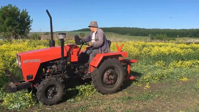 Уралец 220. Роторная косилка Н17.00.100 РЭ. Накосили травы на еду смотреть онлайн