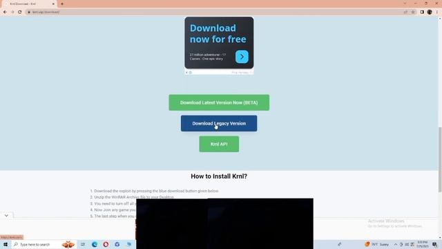 ROBLOX HOW TO DOWNLOAD KRNL NEW METHOD! (2023 WORKING!!!) смотреть онлайн