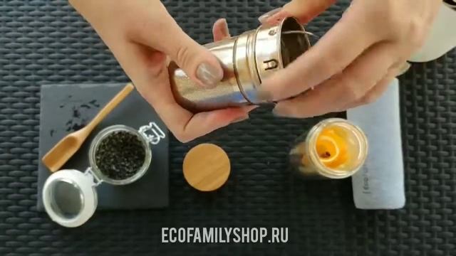 Рецепт чая «Черный апельсин» от EcoFamilyShop смотреть онлайн