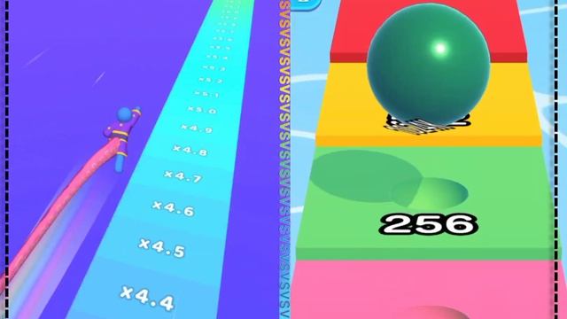 Layer Man Run vs Ball Run 2048 in Infinity Mod Gameplay Walkthrough Android, iOS New level #3 смотреть онлайн