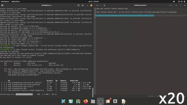 How to install IntelliJ IDEA Community on Pop!_OS 22.04 смотреть онлайн