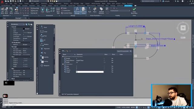 AutoCAD Dynamic Block - Creating a Swale смотреть онлайн