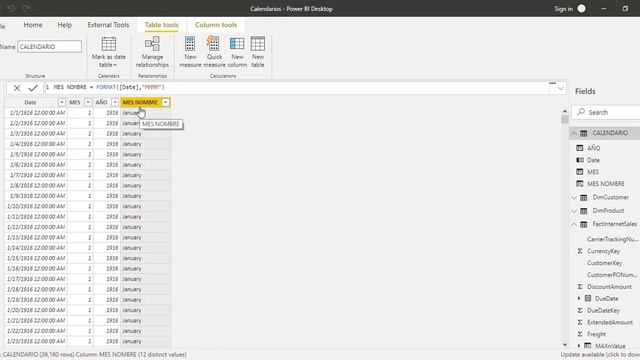 Como crear tablas calendario usando DAX en Power BI paso a paso смотреть онлайн