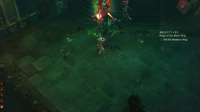 Король Леорик (Skeleton King) - первый босс Diablo 3 смотреть онлайн