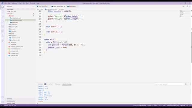 Flutter | Dart | Access Modifier смотреть онлайн