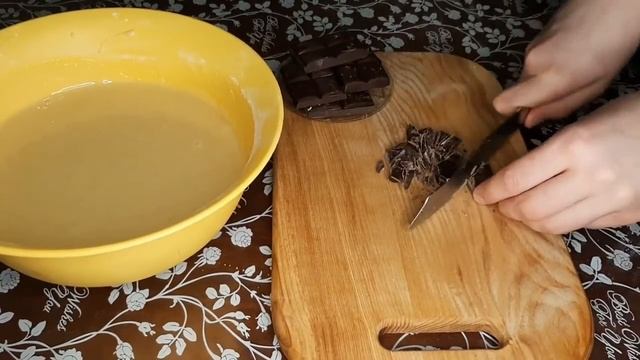 ПЕЧЕНЬЕ с кусочками ШОКОЛАДА | ВКУСНОЕ ПЕЧЕНЬЕ к ЧАЮ | Простой рецепт #печенье #кчаю #выпечка