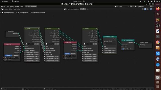 Blender tutorial for iterative geometry nodes with different meshes смотреть онлайн
