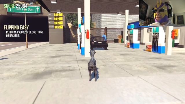 Let's Play Goat Simulator w/ Facecam - Ep. 1: MICHAEL BAY IT UP смотреть онлайн