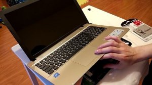 Установка SSD в ноутбук ASUS X541S