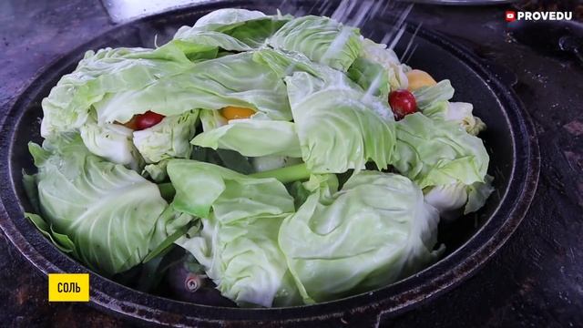 Весна в Узбекистане: Димлама заряженная витаминами. Как блюдо готовят в чайхане. Ташкент 2022. смотреть онлайн