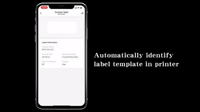 Портативный мини принтер наклеек NIIMBOT D11