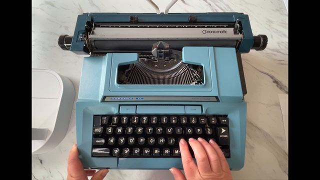EPISODE #624B: 1970s Coronet Coronomatic XL [typewriter tutorial] смотреть онлайн