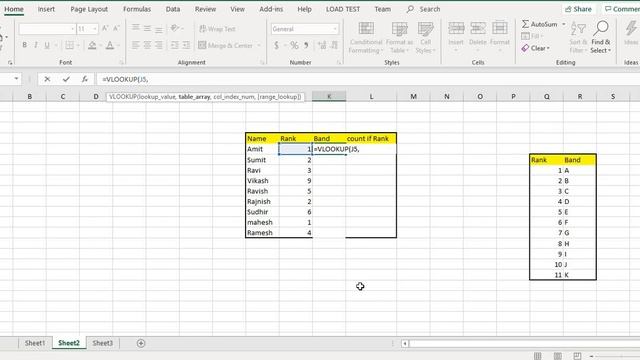 Excel Tips&Tricks -Vlook-Up Part2 Join table in excel, count if смотреть онлайн