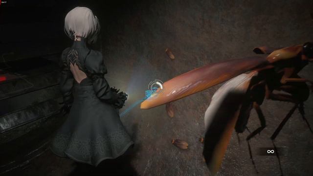 2B plays Leon and Ada RE2 2019 gameplay смотреть онлайн