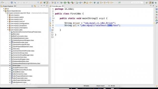 1. Java Database Connectivity Setup. Java | JDBC | Mysql | Maven