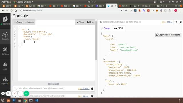 Mutation vs Query Post Dgraph Database смотреть онлайн